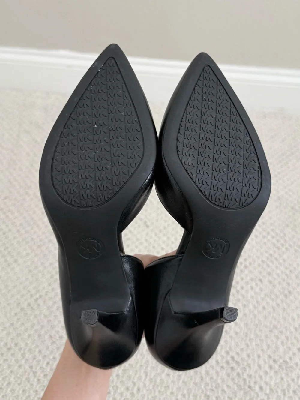 Michael Kors Black Leather Heels